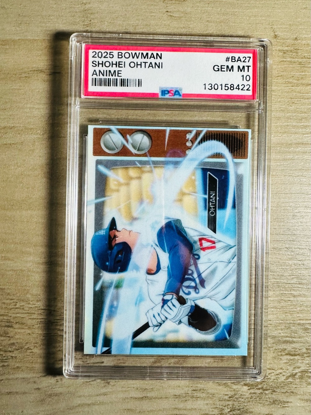 Shohei Ohtani 2025 Bowman Anime #BA27 Novelty Card Gem Mint 10. Dodgers.